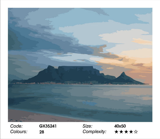 Cape Town Paint by Numbers